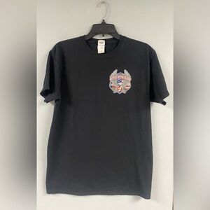 Americade 2016 T-Shirt Mens Medium Graphic Print Motorcycle Biker Rally Souvenir